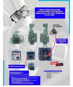 Emulatore bloccasterzo elettronico per auto FIAT 500x JEEP Cherokee/Renegade - immagine 2